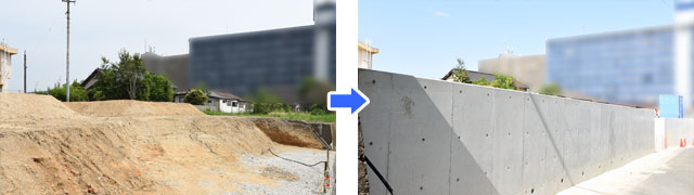 北九州市小倉北区造成工事施工