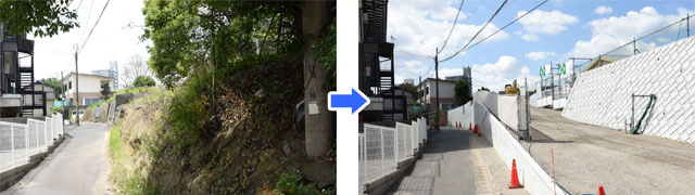 北九州市小倉北区造成工事施工